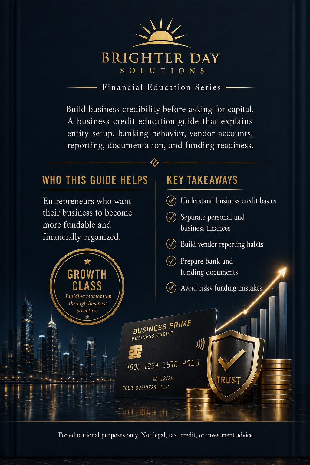 Business Credit Blueprint — Back Cover