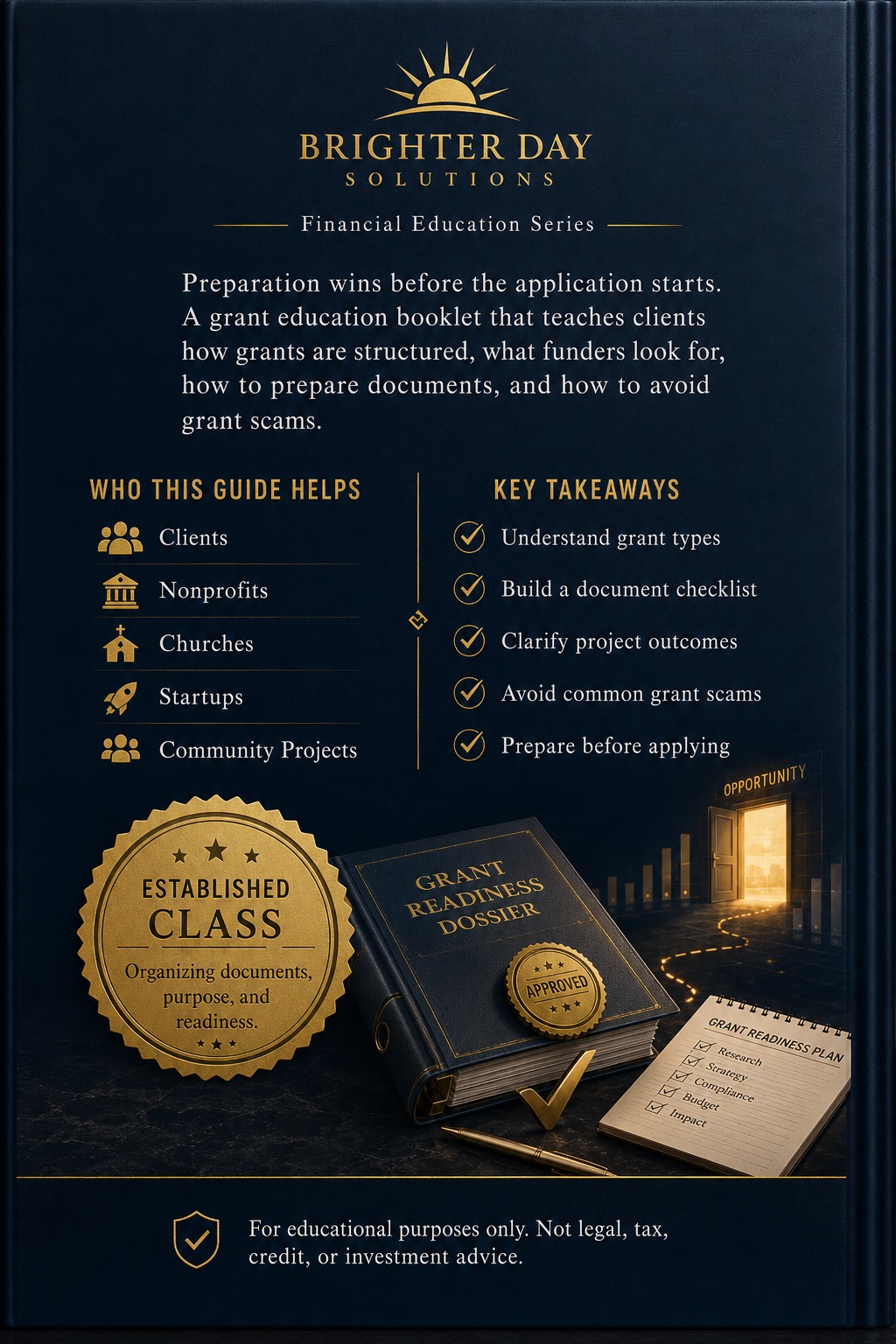 The Grant Playbook — Back Cover