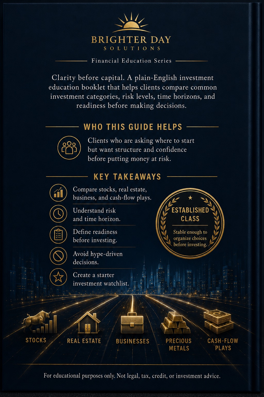 Where the Wealthy Put Their Cash — Back Cover